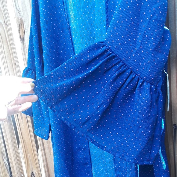 Gypsies & Moondust Kimono Duster Flared Sleeves M - Picture 2 of 7